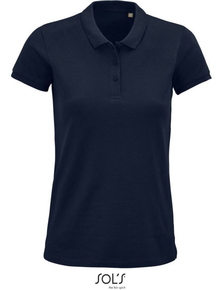 Damen-Poloshirt Sols Planet Women französisch marineblau