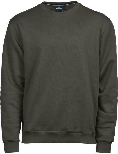 Dunkelgrünes Sweatshirt aus schwerer Baumwolle von Tee Jays 5429