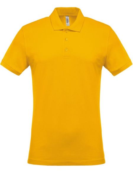 Poloshirt Herren Piqué Kariban K254 gelb