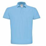 Herren-Poloshirt ID.001 hellblau