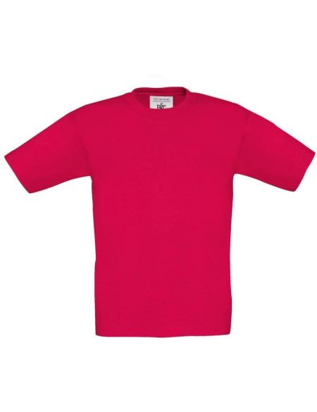 Kinder-T-Shirt aus schwerer Baumwolle Exact 190 Kids Sorbet