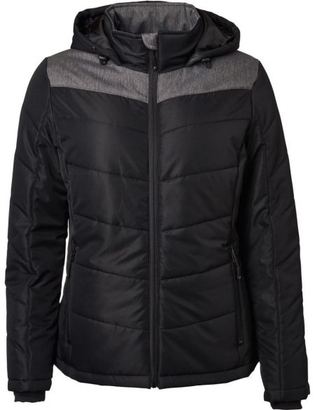 Herren Outdoor Hybrid Jacke James Nicholson JN1050 black